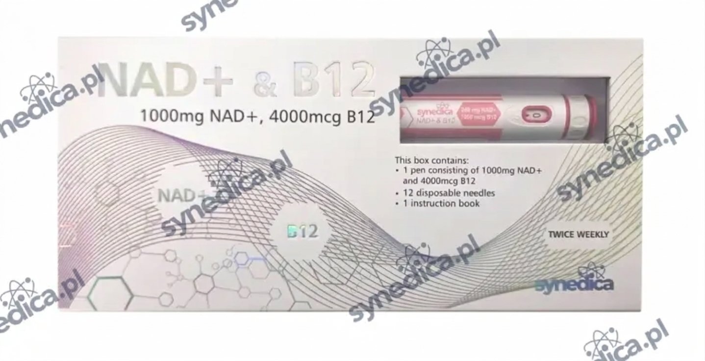 Synedica NAD plus and B12 1008mg injection pen kit